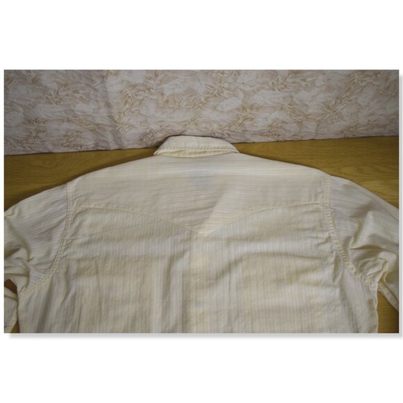 VTG 1950s H Bar C Ranchwear Long Tail Pearl Snap Mens Shirt Western Cowboycore - Picture 9 of 11